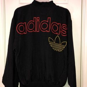 Black adidas windbreaker. No tag